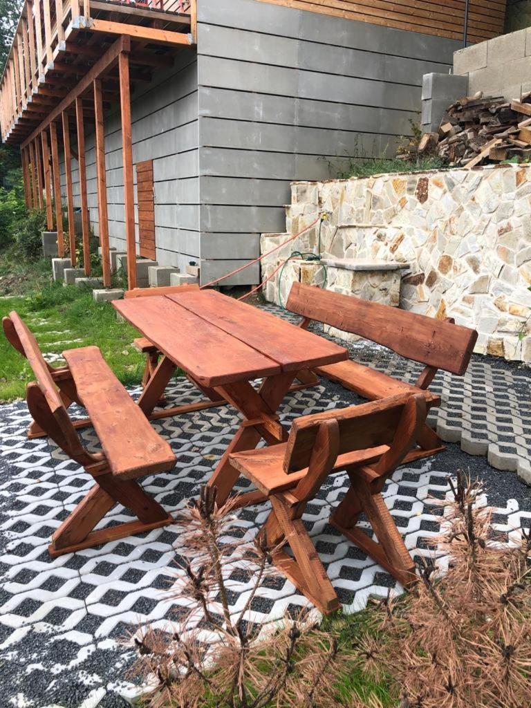 Chatka - A - Vyhlidka Nad Rekou Zdiby Esterno foto